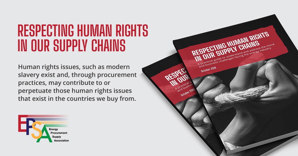 Respecting human rights in our supply chains – EPSA