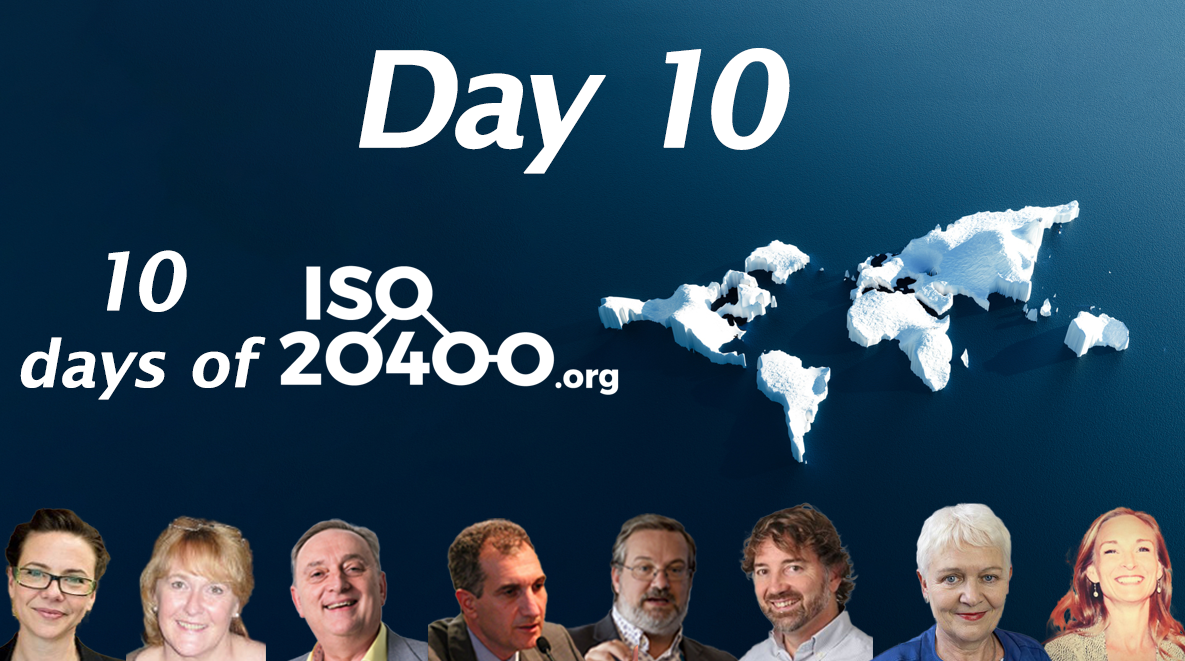 Episode 10 of 10 days of ISO 20400    ISO 20400 and the future